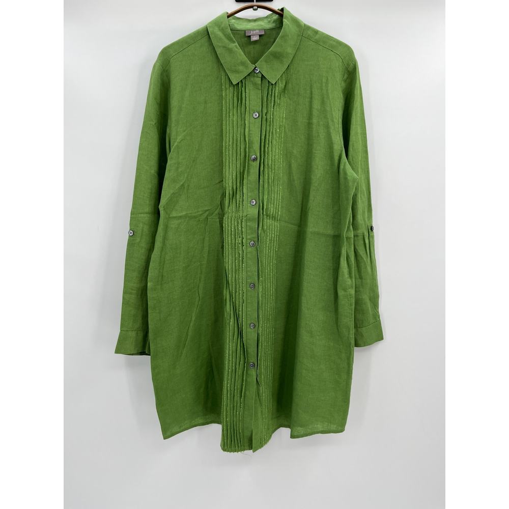 J. Jill Green Button Down Shirt